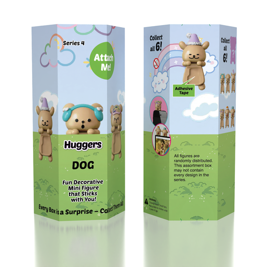 Dog Huggers: The Phone Hugging Animals Series 4 Collectable Figurine Blind Bag (1pc)