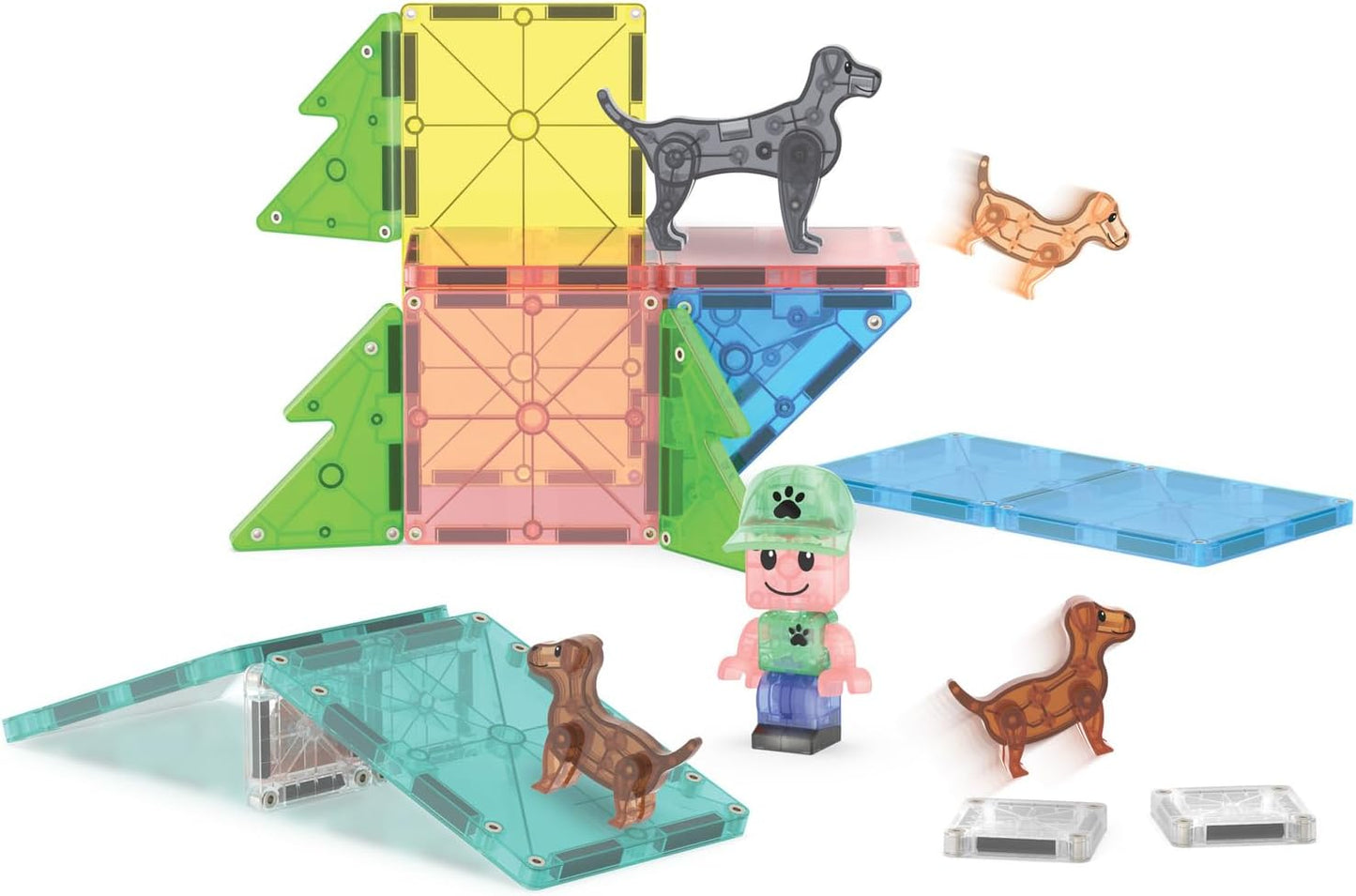 Magnatiles Puppy Park 27 piece