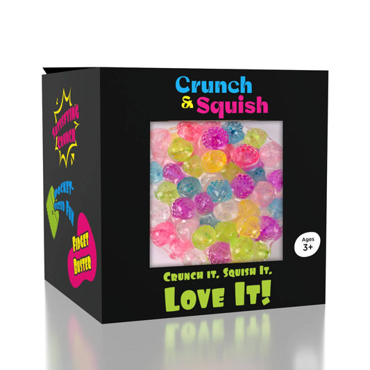 Crunch & Squish Candy Series Crunchy Squishy Fidget Ball Toy
