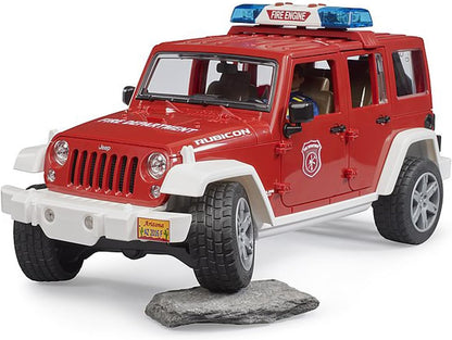 Bruder Jeep Wrangler Unlimited Rubicon Fire Service with Firefighter