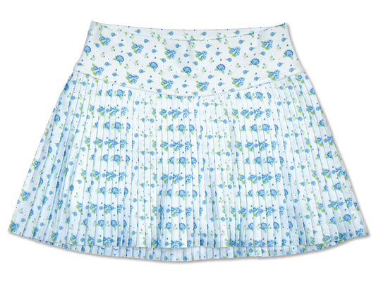 Blue Floral Skort (Youth Large (14))