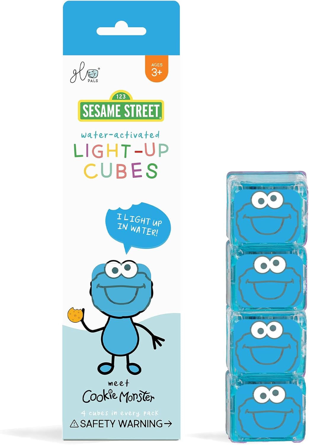 Glo Pal Cookie Monster 4p