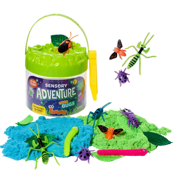Sensory Adventure Water Play Neon Bugs