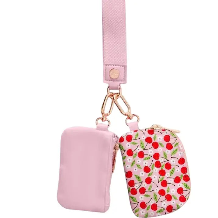 Cherries Dual Wristlet Wallet
