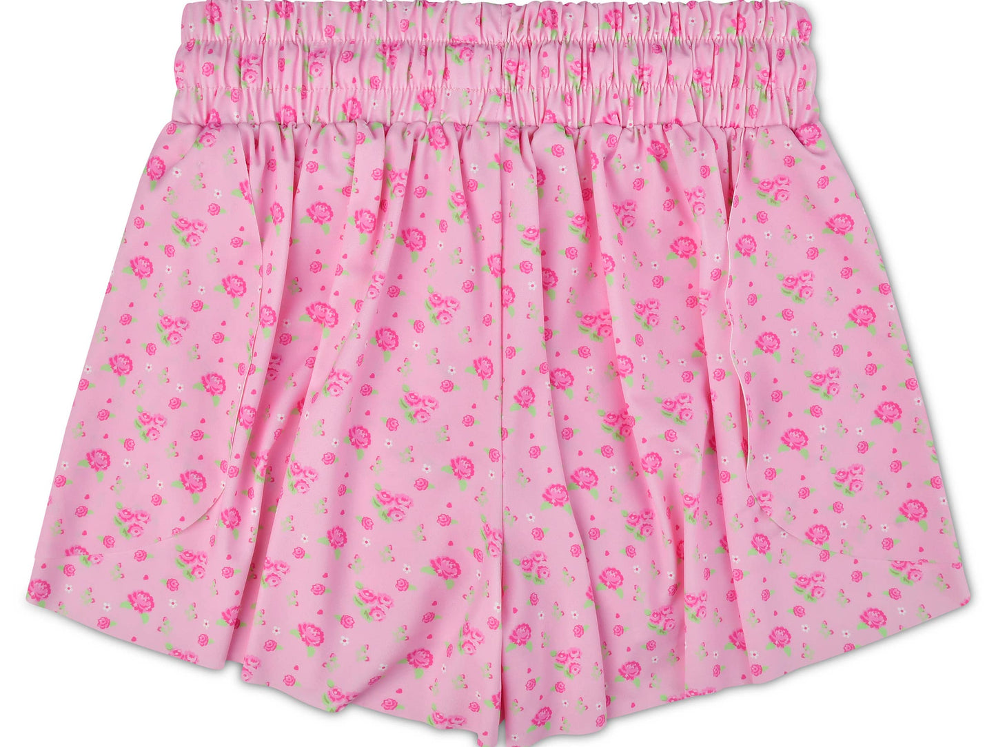 Pretty in Pink Butterfly Shorts (Youth Large (14))