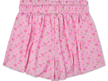 Pretty in Pink Butterfly Shorts (Youth Large (14))