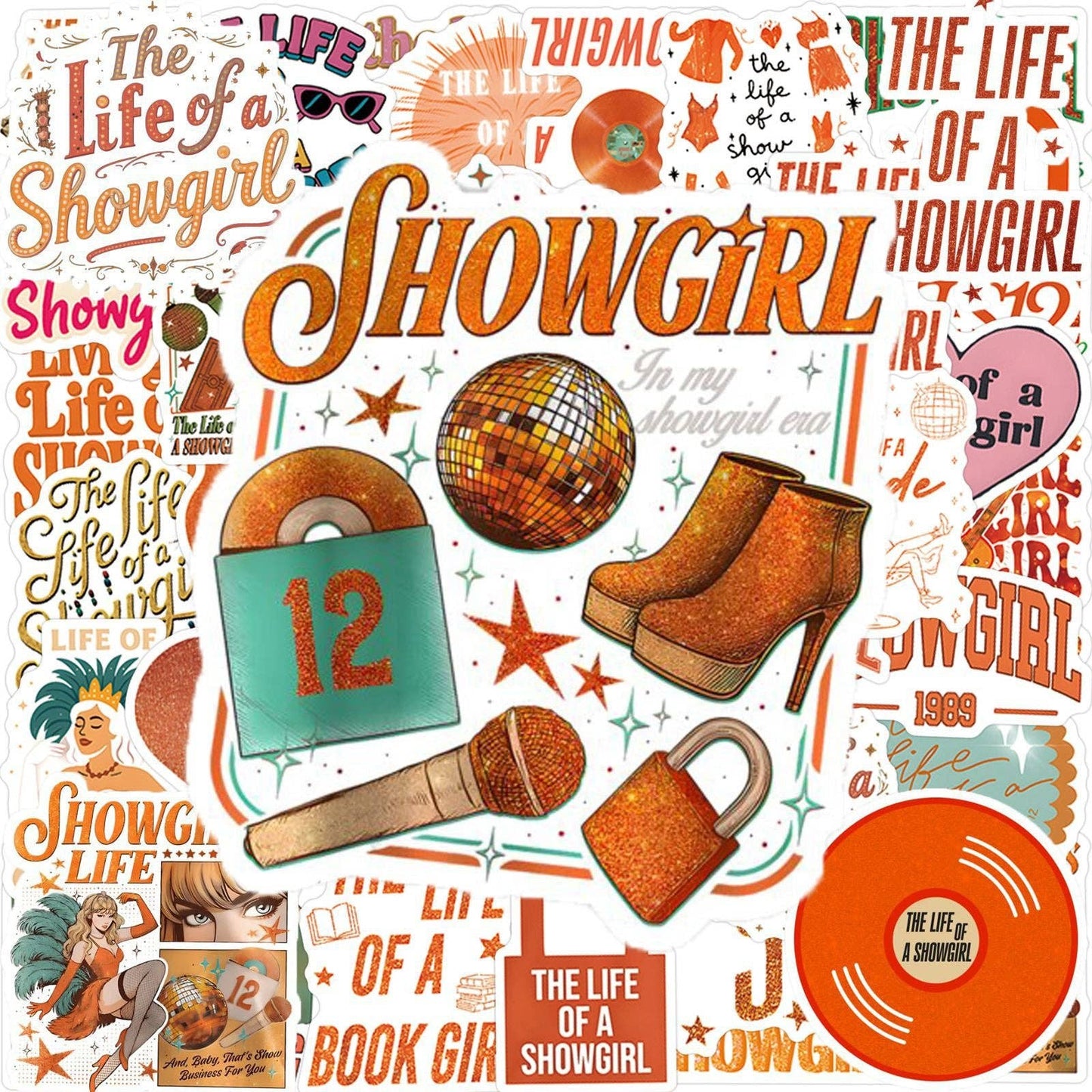 Taylor The Life of A Showgirl Stickers Assortment