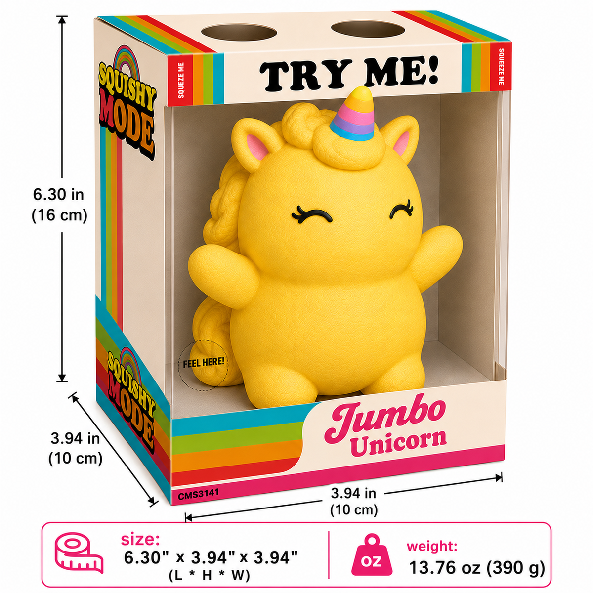 Squishy Mode Jumbo Unicorn Sensory Toys 