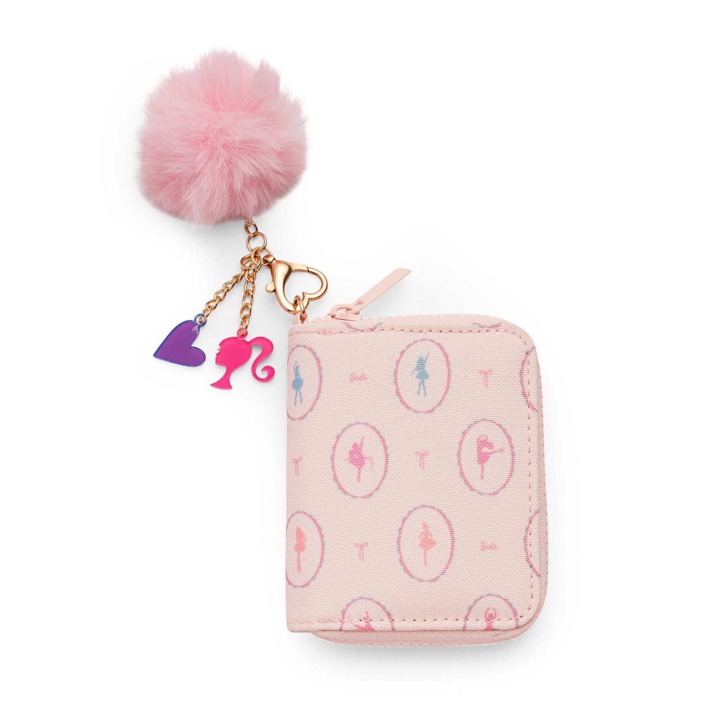 Barbie™ Camo Dance Kids Zip Wallet with Pom Charm
