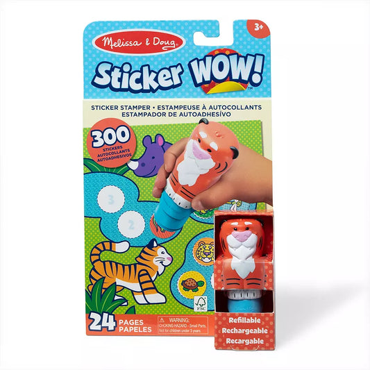 Sticker WOW! Tiger