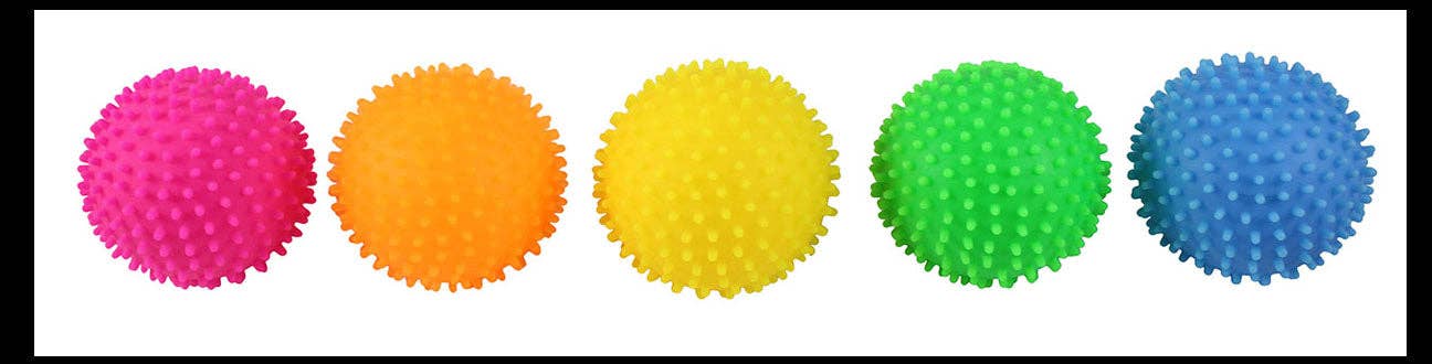 1 Spiky Bumpy Soft Doh Filled 1.7" Stress Ball - Squishy