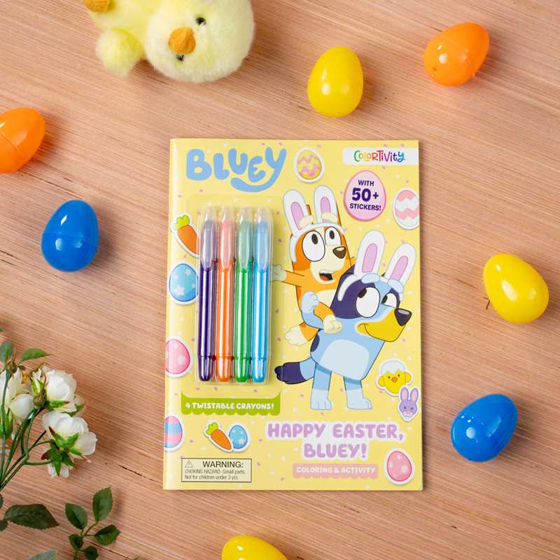 Bluey Colortivity: Happy Easter, Bluey! by Delaney Foerster