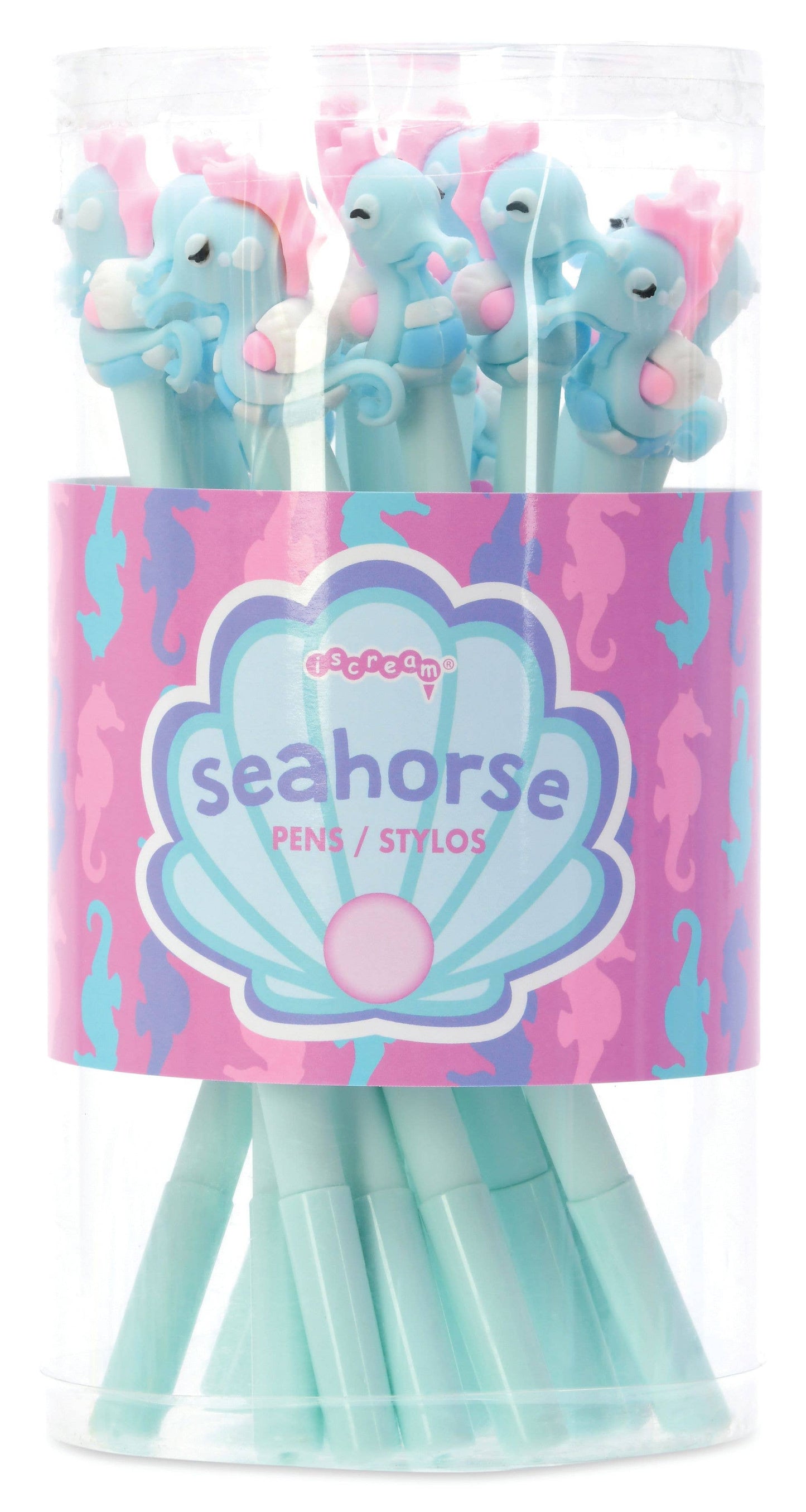 BLUE & PINK SEAHORSE PEN