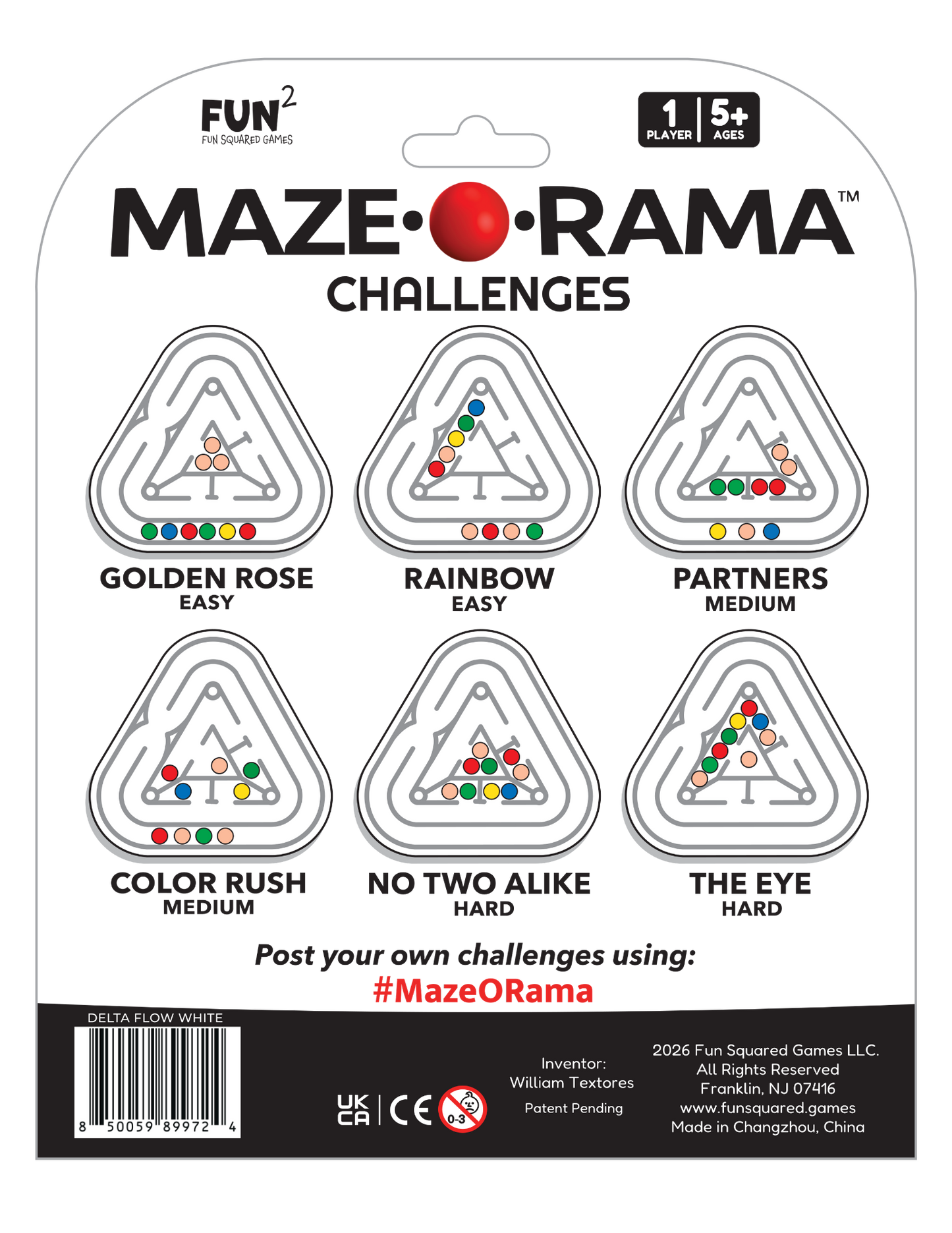 Maze-O-Rama Delta Flow White
