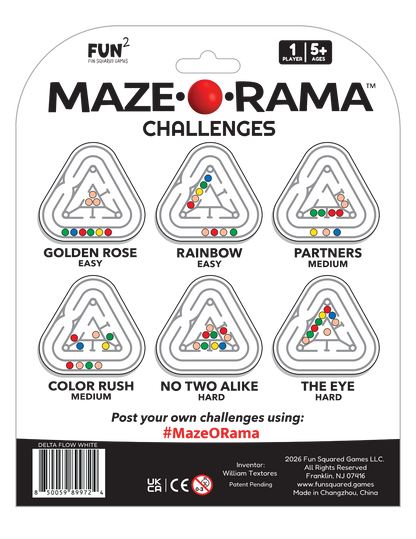 Maze-O-Rama Delta Flow White