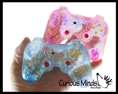 1 Large 4" Video Game Controller Shaped Ball -Thick Glue/Gel
