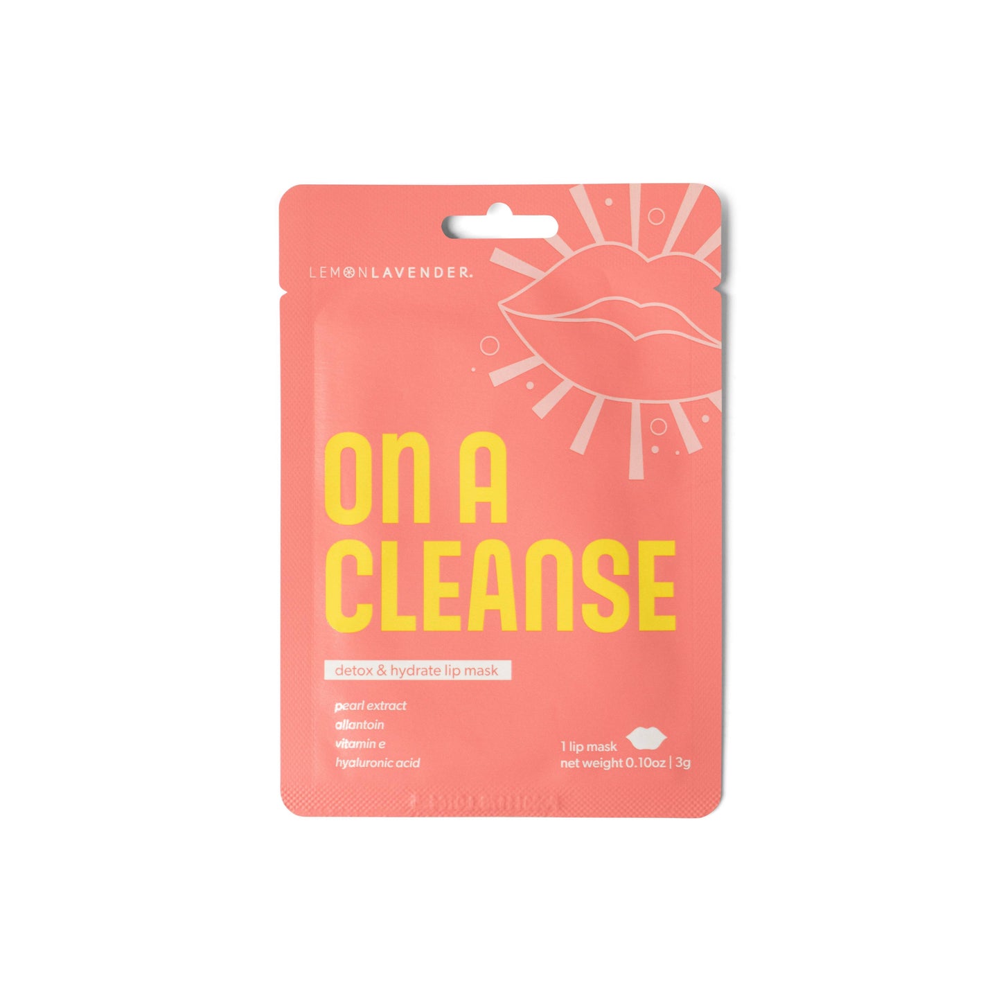 Lemon Lavender Pucker Up Hydrogel Lip Mask Assortment