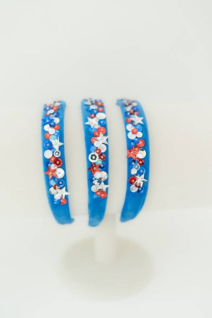 Sequin Headband - Miss USA