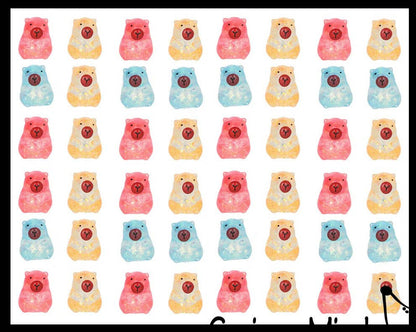 1 Capybara Cute Sugar Ball - Thick Glue/Gel Syrup Molasses