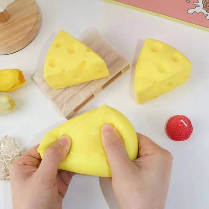 Cheese Triangles Squishy Squeeze Toy Fidget Toy