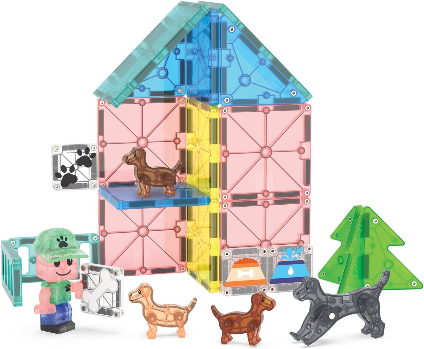 Magnatiles Puppy Park 27 piece