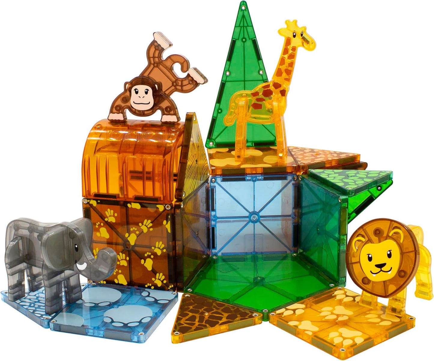 Magnatiles Safari Animals 25 piece set