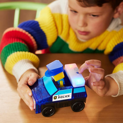 Magnatiles Police Station 35 piece Set