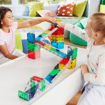 Magnatiles Rail Racers Deluxe 90 piece