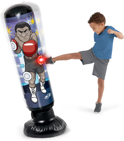 Electronic Jr Boxing Kickboxing Punch Bag with LED Lights and Sounds