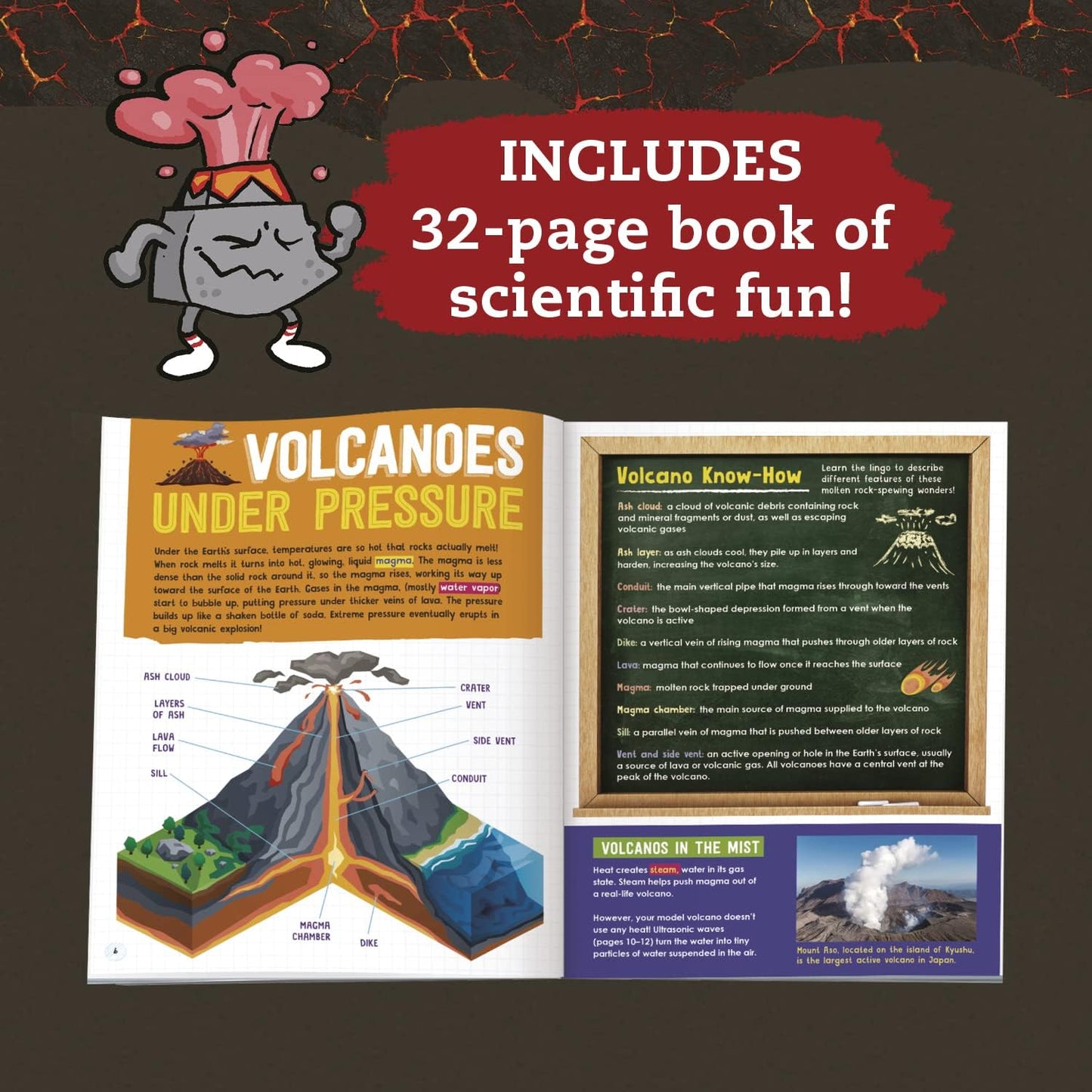 Steam Lab Ultrasonic Misting Volcano