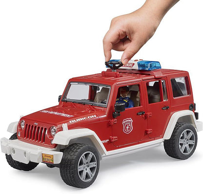 Bruder Jeep Wrangler Unlimited Rubicon Fire Service with Firefighter