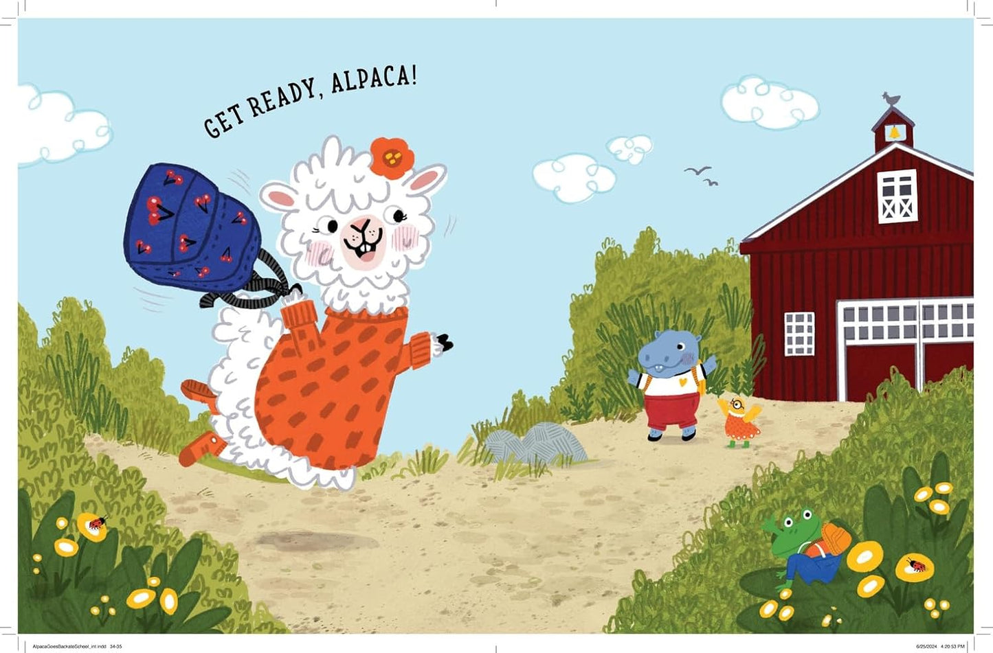 Alpaca goes Back-a to School