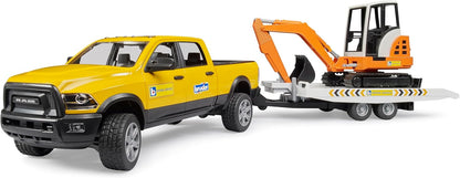 Bruder Ram Rental Service with Mini Excavator