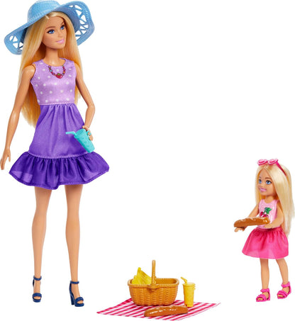Barbie Malibu & Chelsea.  Picnic-Themed Playset