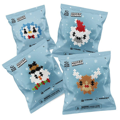 40pc Puzzle by Number® Holiday Faces
