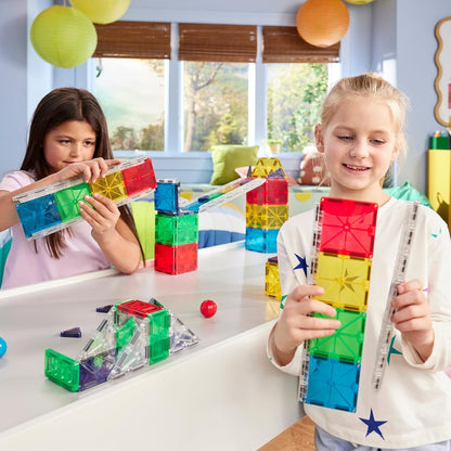 Magnatiles Rail Racers Deluxe 90 piece