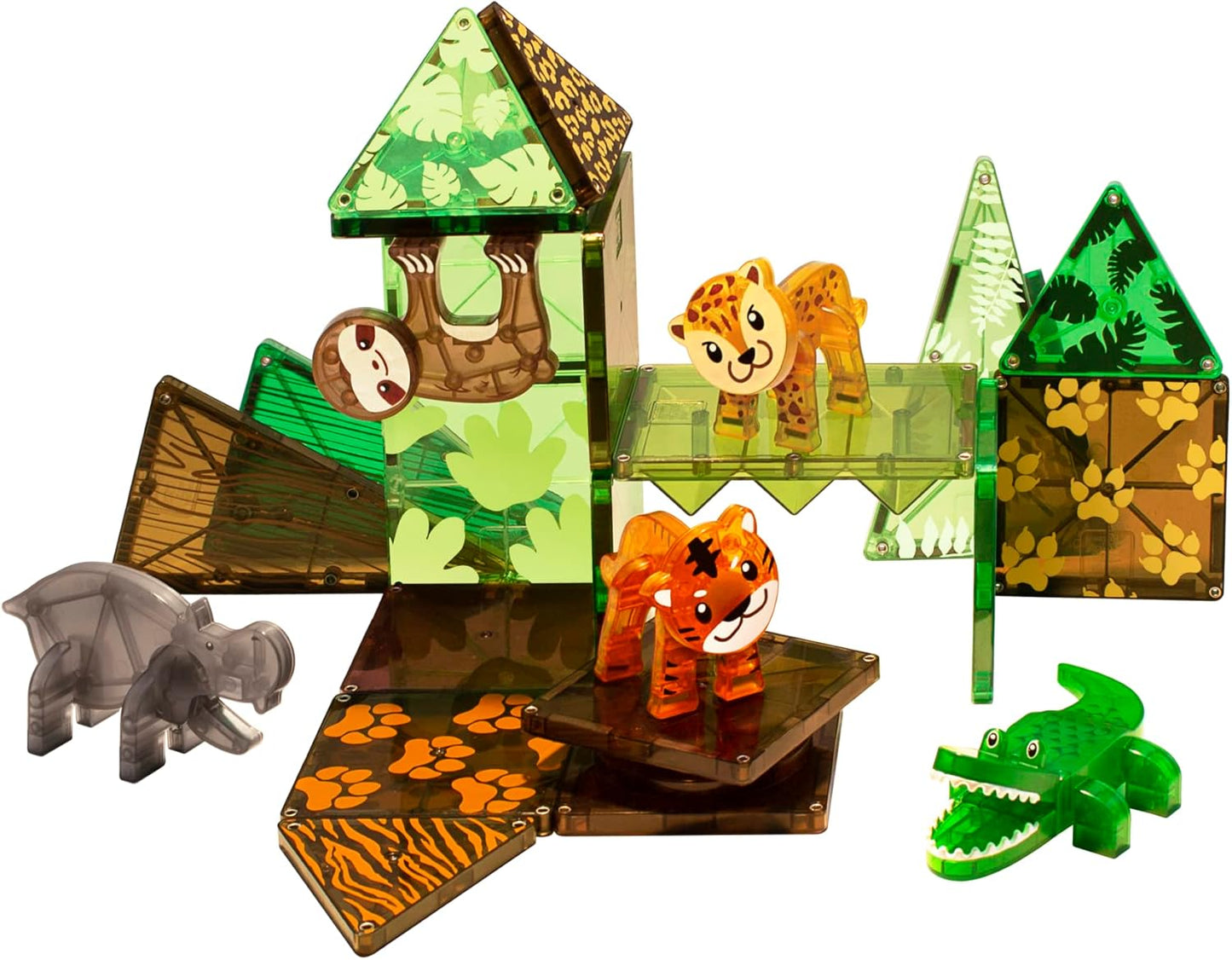 Magnatiles Jungle Animals 25 piece set