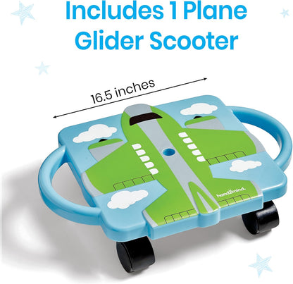 Plane Glider Scooter Board Green