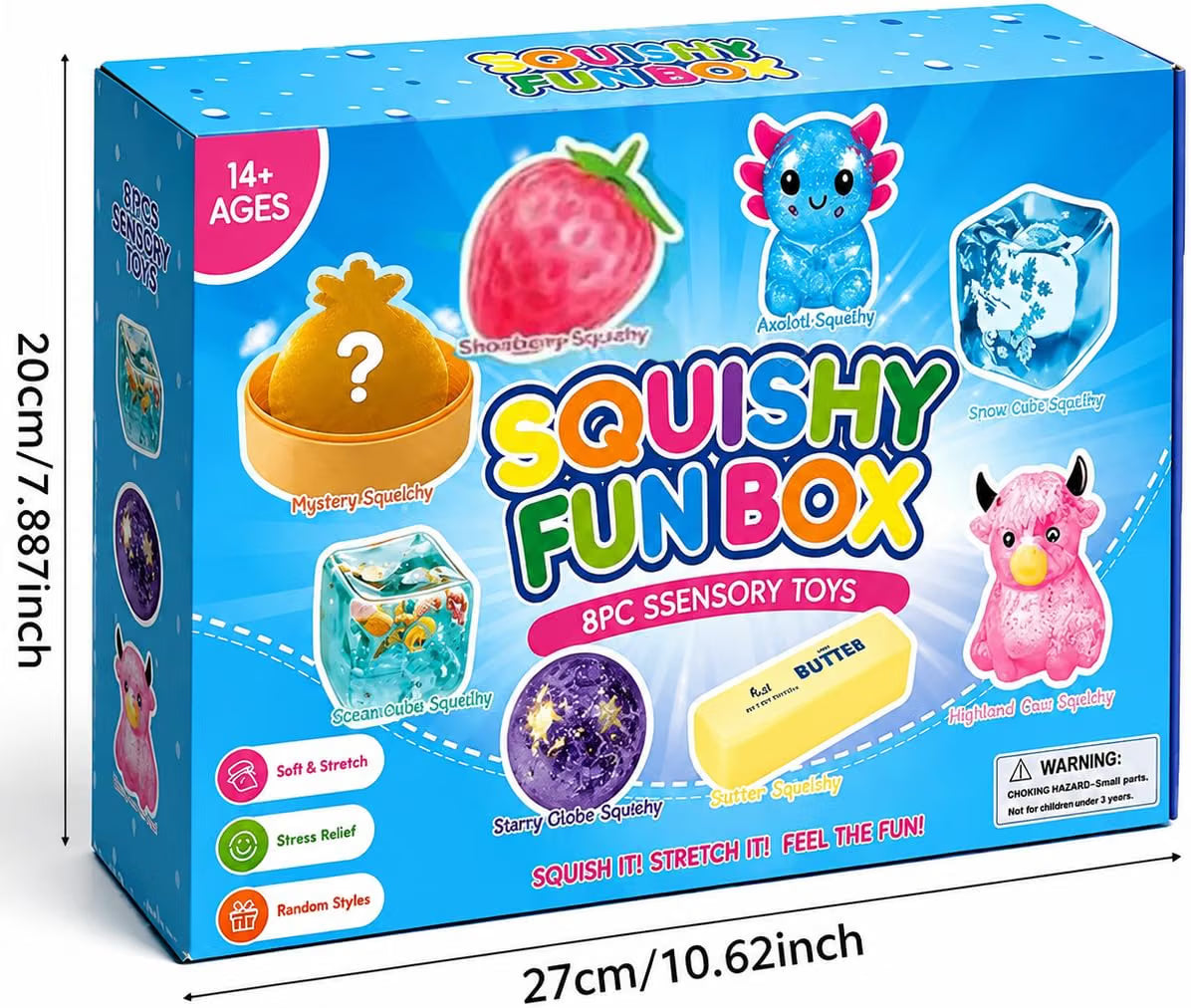 Best Sellers - Squishy Fun Box Deluxe – 8-Piece  