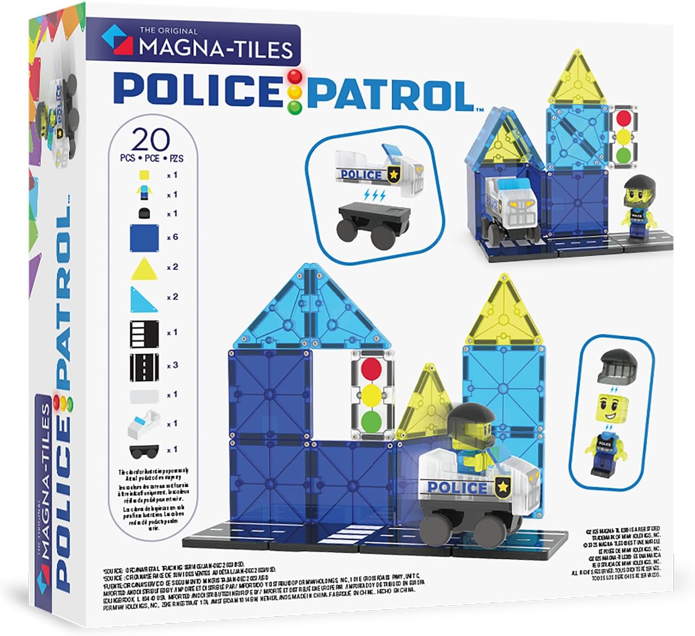 Magnatiles Police Patrol