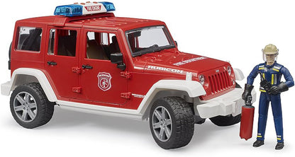 Bruder Jeep Wrangler Unlimited Rubicon Fire Service with Firefighter