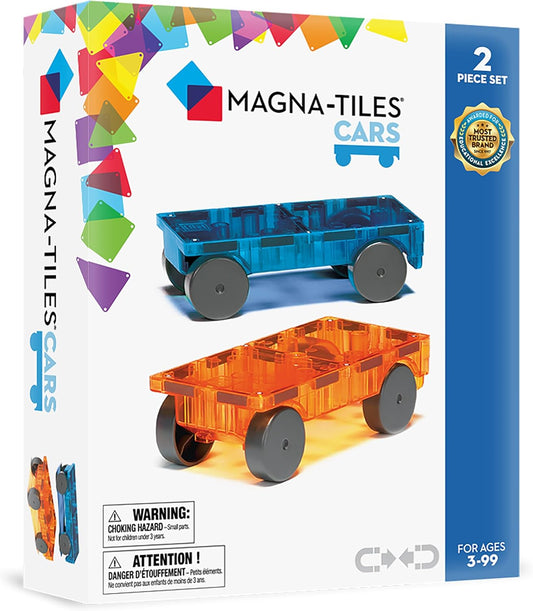 Magnatiles Cars: Blue ana Orange. 2 piece