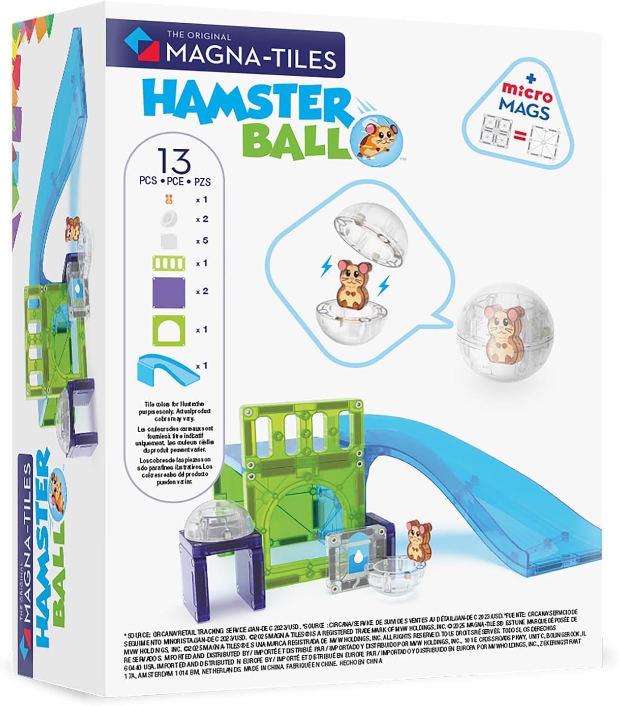 Magnatiles Hamster Ball 13 piece Set