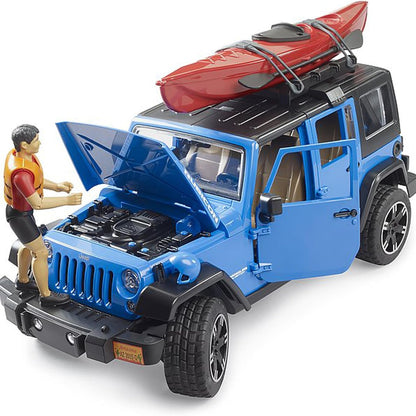 Jeep Wrangler Rubicon Unlimited with Kayak and Figure