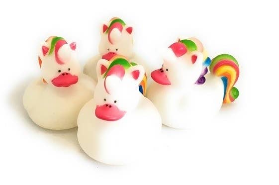 3" Unicorn Rubber Duck