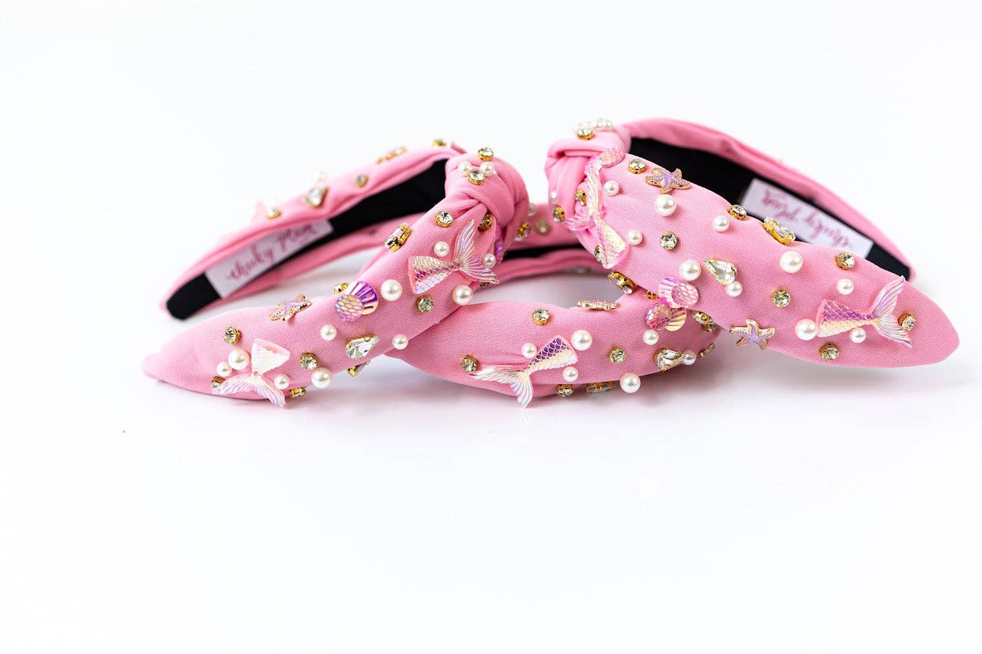 Beaded Headband - Mermaid (Pink)