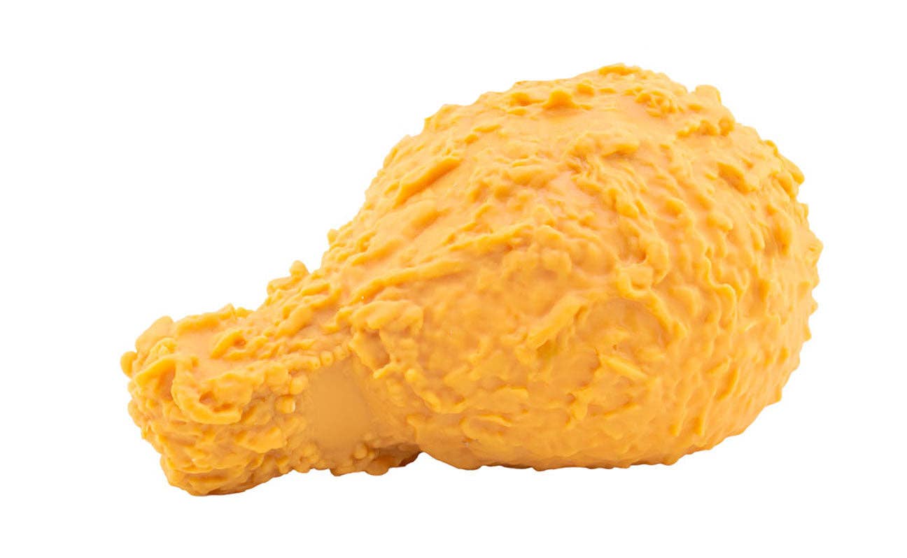 Jumbo Doh Filled Chicken Drumstick - Soft Stress Squishy Ball Funny
