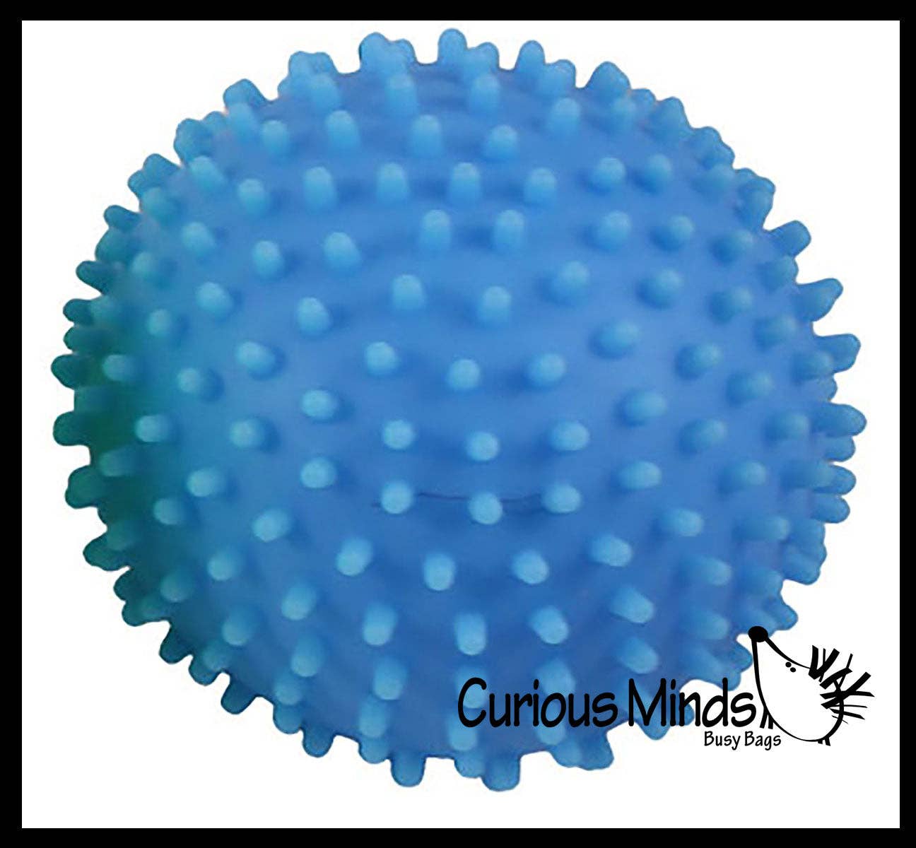 1 Spiky Bumpy Soft Doh Filled 1.7" Stress Ball - Squishy