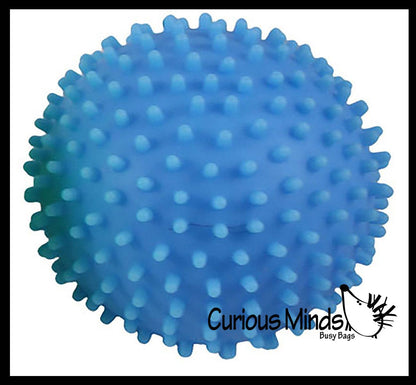 1 Spiky Bumpy Soft Doh Filled 1.7" Stress Ball - Squishy