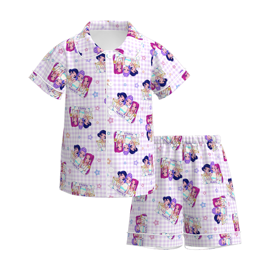 KPop Demon Hunters printed  sleepwear set